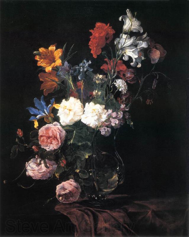 FYT, Jan Vase of Flowers dg Germany oil painting art